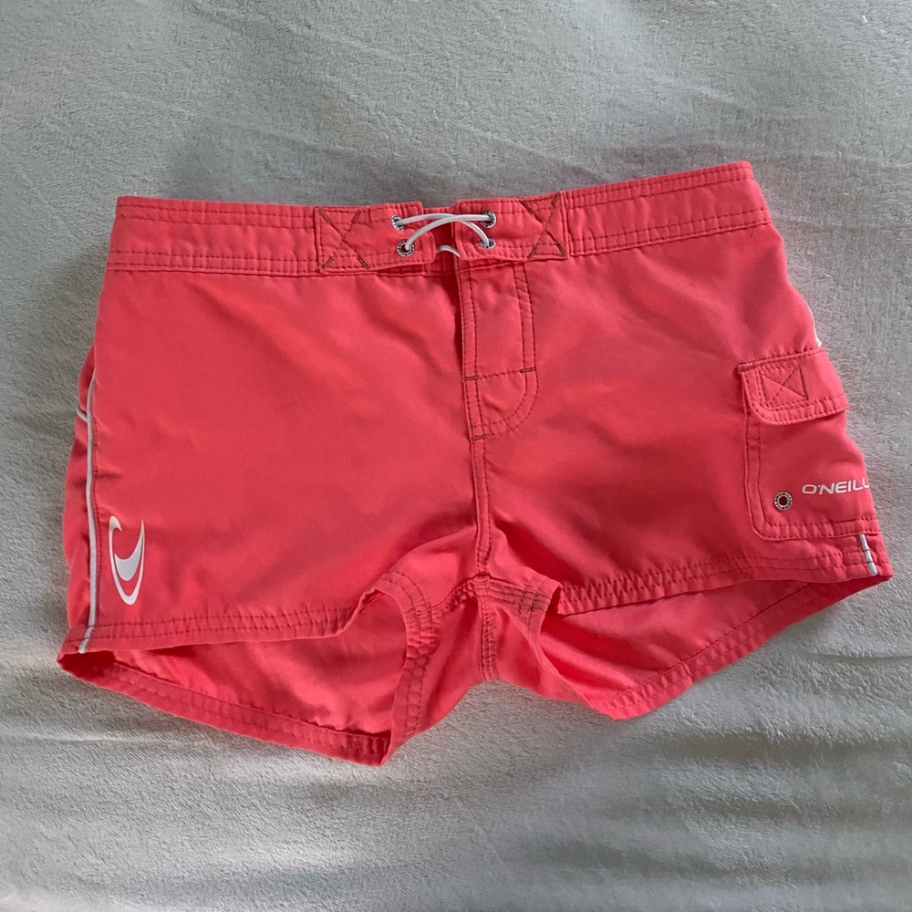 Pink O’Neil board shorts
